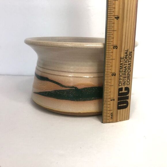 vintage studio clay pottery signed cp glossy american folk art southwest - Picture 6 of 7